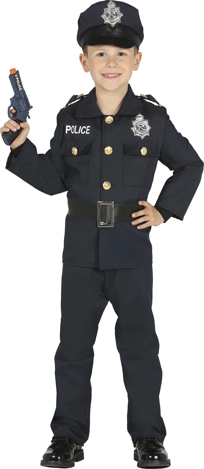 GUIRCA Detský kostým policajt/-tka unisex 7 – 9 rokov