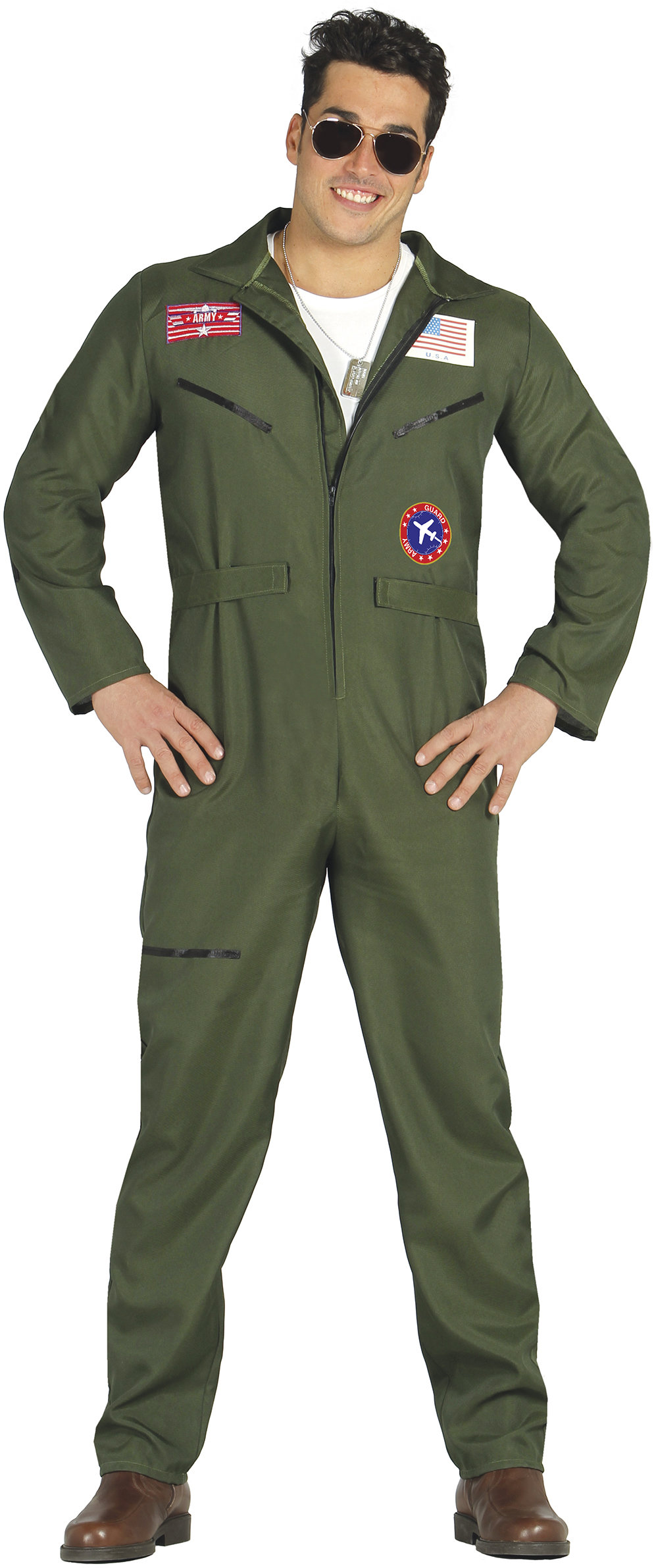 GUIRCA Kostým Stíhací pilot veľ. L 52/54