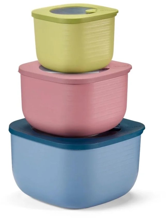 GUZZINI Sada dóz 3 ks 5,1 l vel. S/M/L, plast