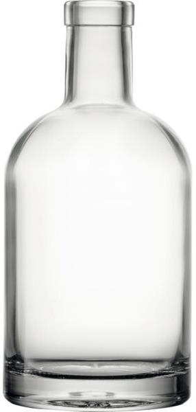 Gastro Sklenená fľaša so strieborným uzáverom Nocturne 700 ml