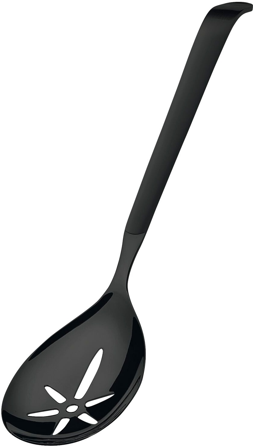 Gastro Lyžica na varenie s otvormi 31,7 cm, čierna