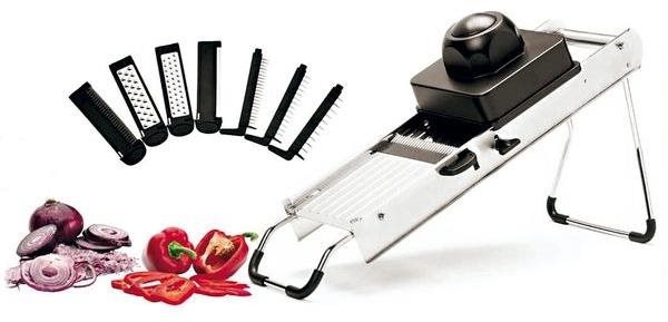 Paderno Krájač na zeleninu, so siedmimi nadstavcami