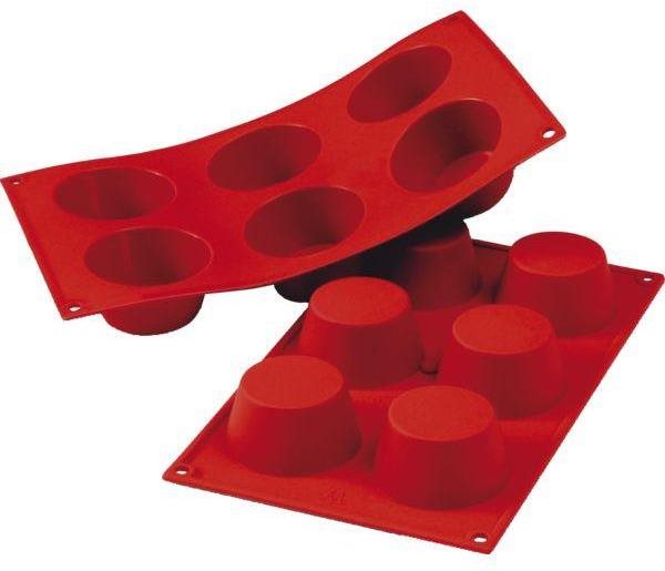 Silikomart Forma na muffiny silikónová, na 6 ks