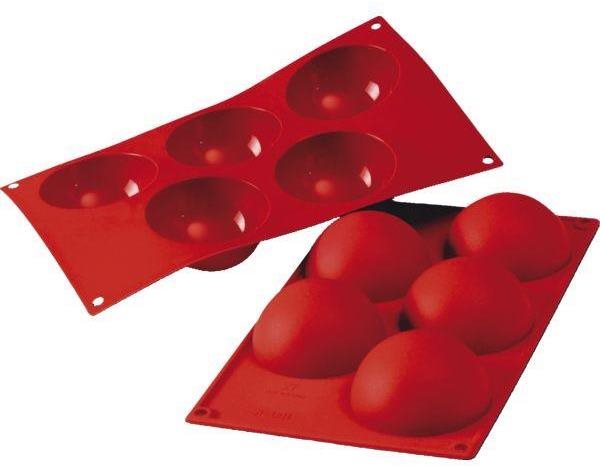 Silikomart Forma polguľa silikónová na 5 ks