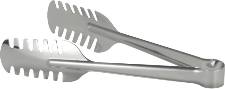 Gastro Kliešte na špagety nerezové, 24 cm