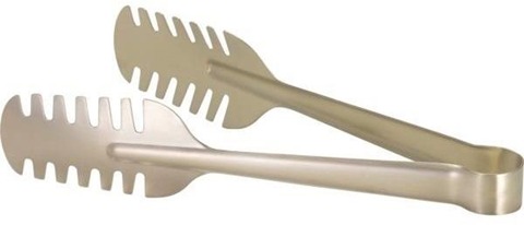 Gastro Kliešte na špagety nerezové 24 cm, champagne