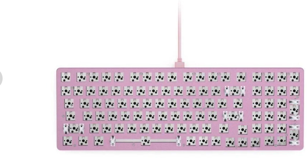 Glorious GMMK 2 Full-Size keyboard – Barebone – US, pink