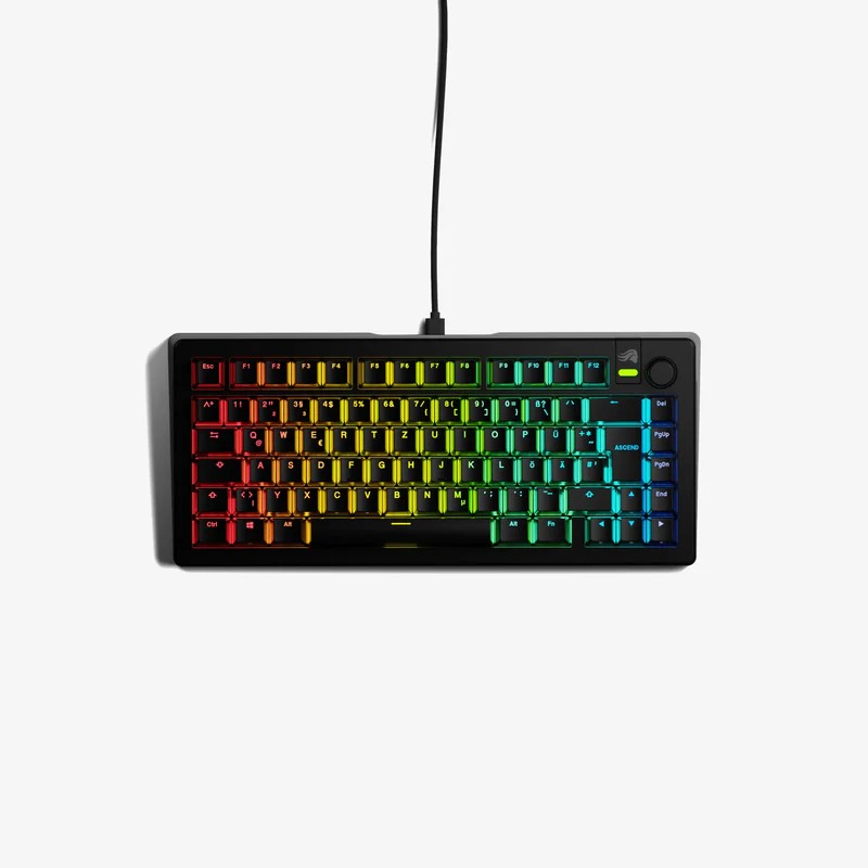 GLORIOUS GMMK 3 75 % Prebuilt Wired Black – UK