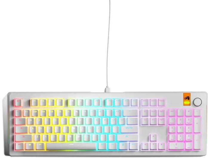 GLORIOUS GMMK 3 HE 100 % Prebuilt Wired White – US