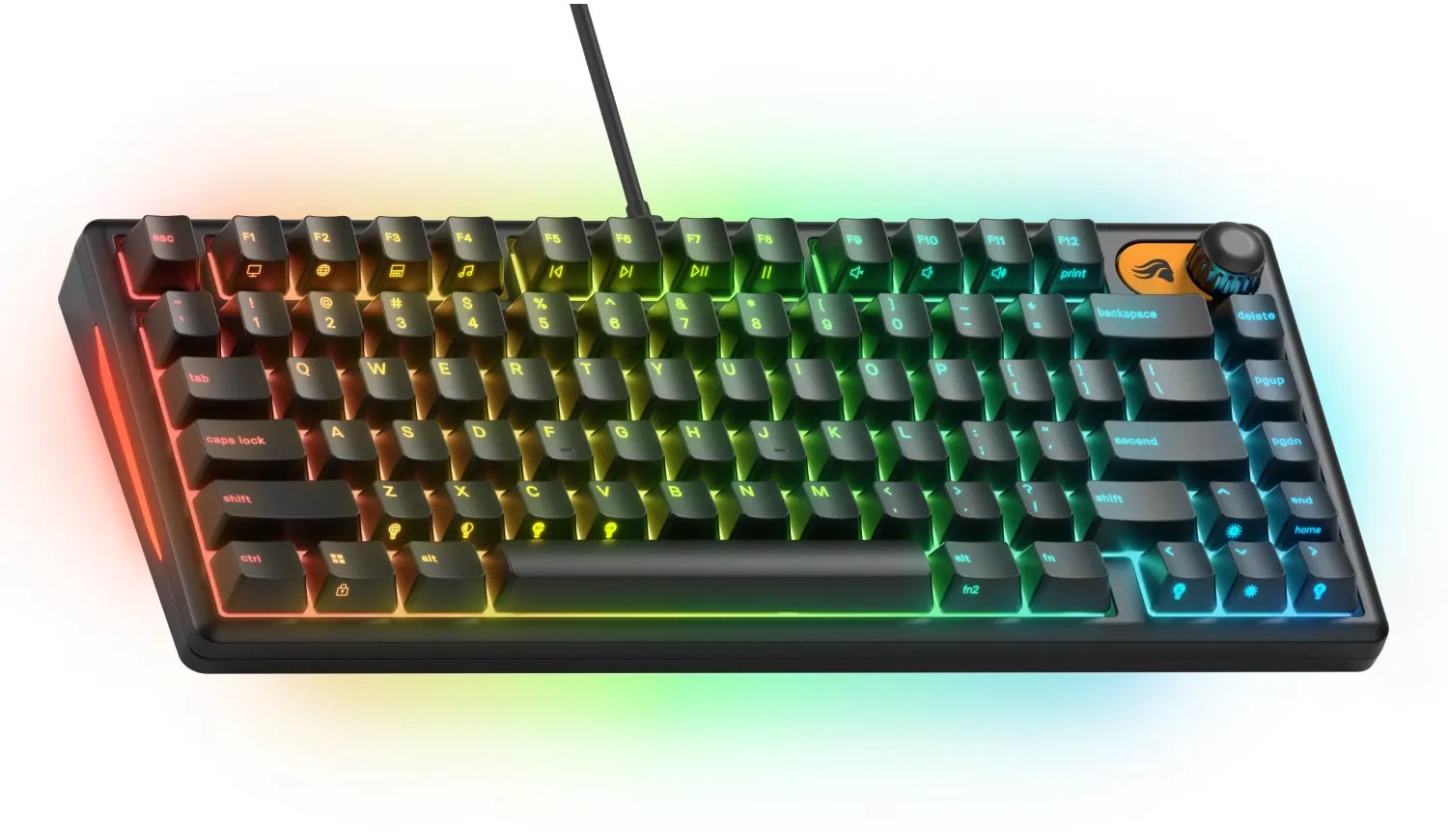Glorious GMBK 75 % Customizable RGB Gaming Keyboard – US