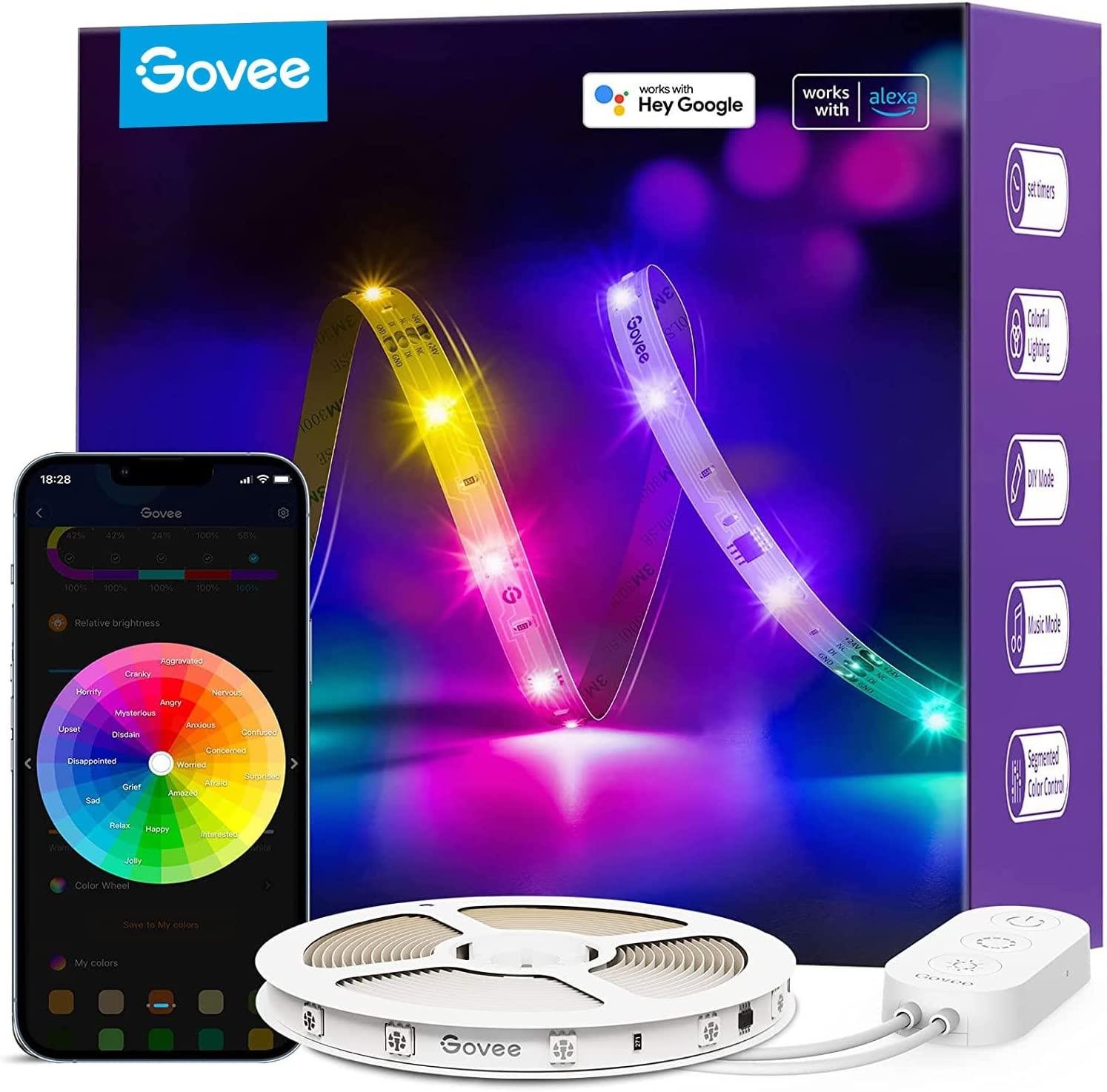Govee WiFi RGBIC Smart LED PRO pásik 10 m