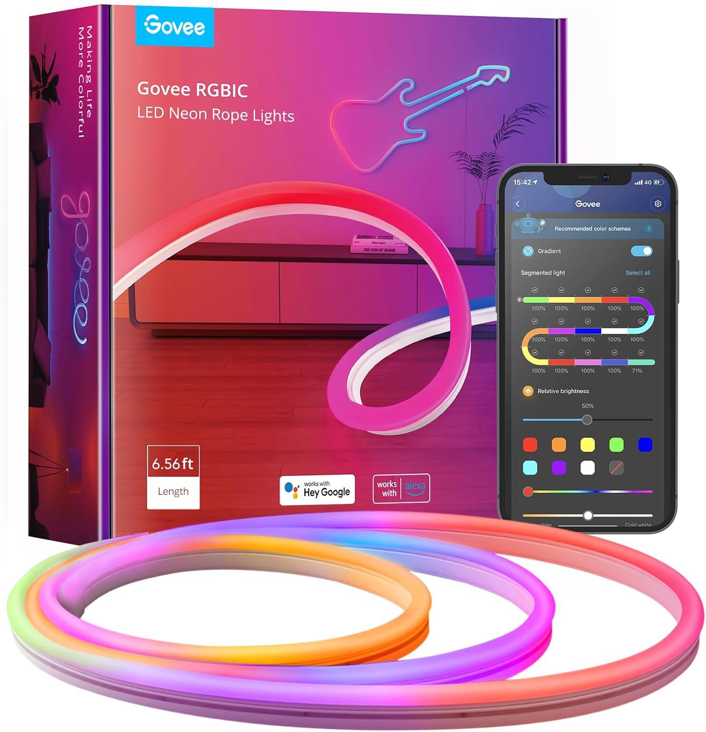 Govee Neon SMART ohybný LED – RGBIC, 2 m