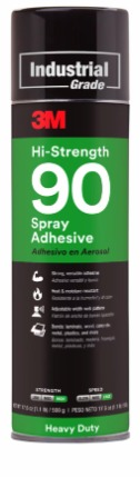 3M™ sprejové vysokopevnostné lepidlo 90, transparentné, 500 ml