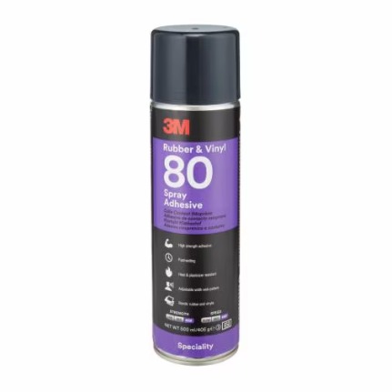 3M™ sprejové polychloroprénové lepidlo na gumu a vinyl 80, žltkasté, 500 ml