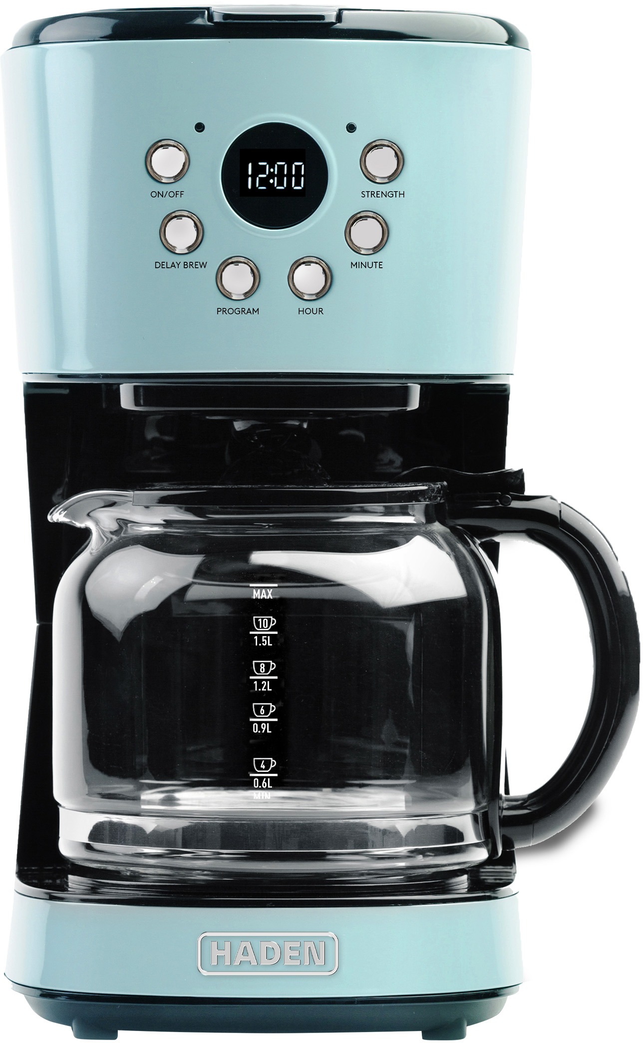 Haden Turquoise tyrkysovo modrý kávovar 1,8 l