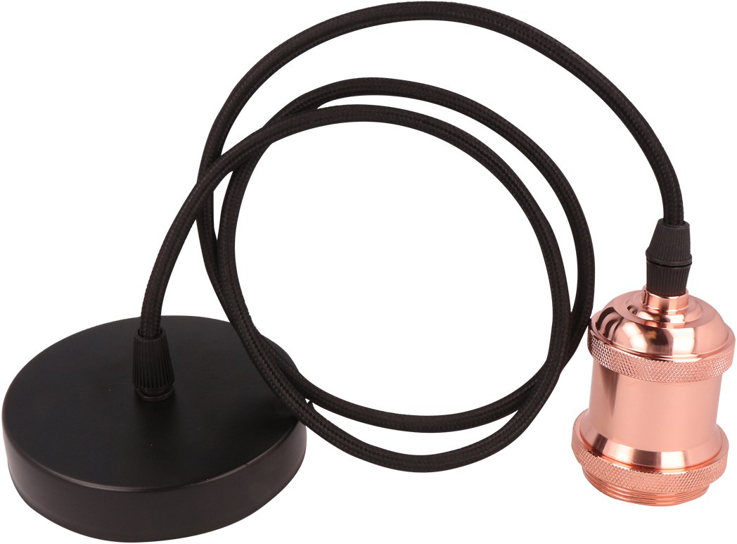 Hadex Bronx Kábel s retro objímkou, medená farba