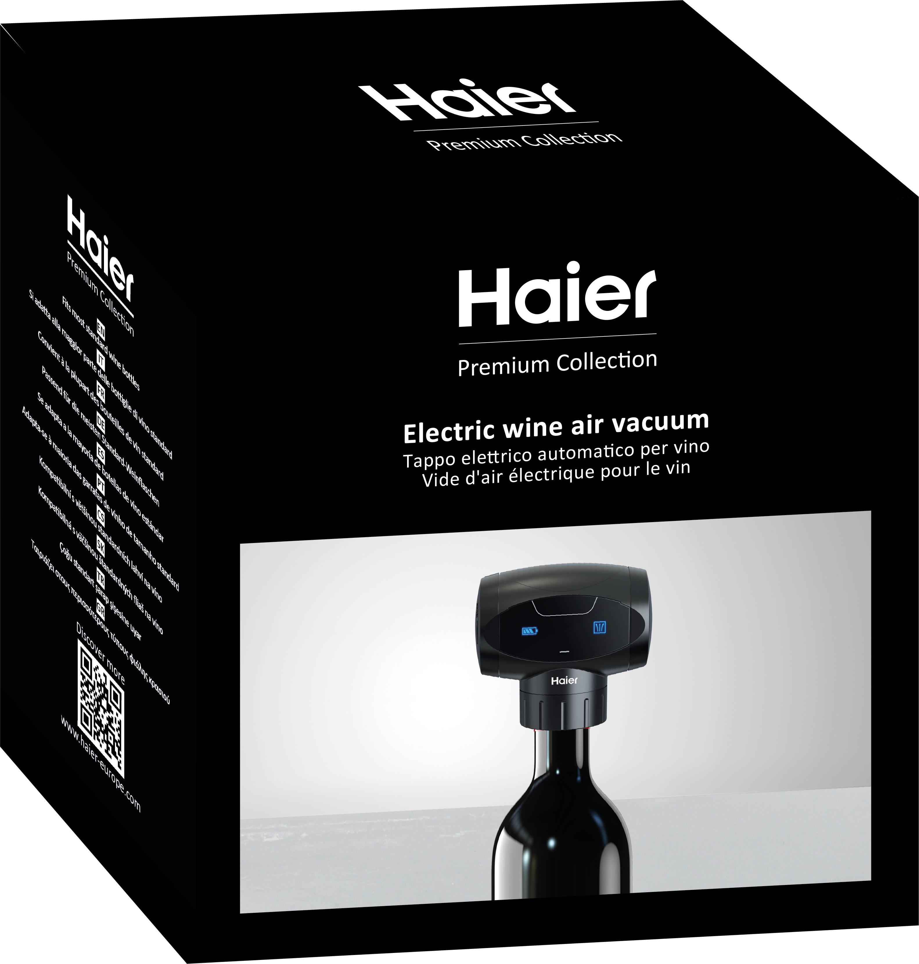 HAIER Elektrická vakuová zátka na víno