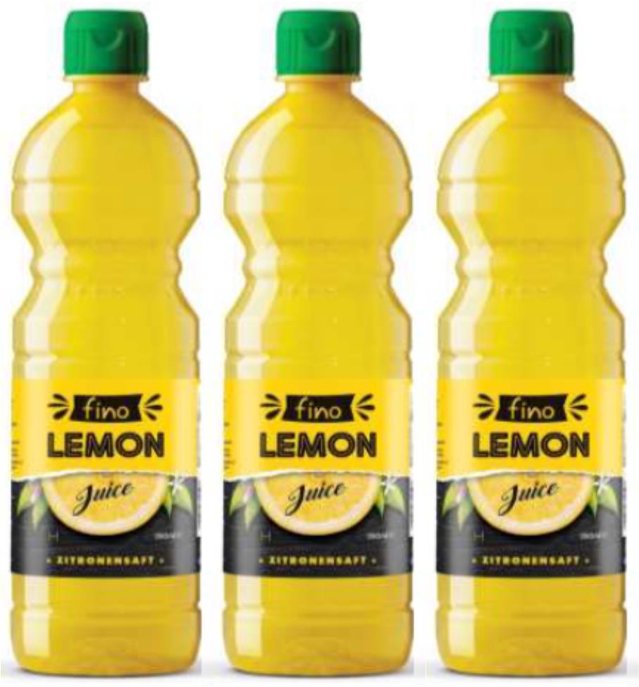 Fino Citrónová šťava (Grécko) 1 l, 3 ks
