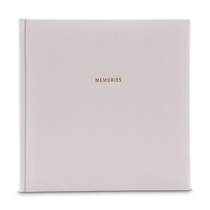 HAMA MEMORIES klasické 25 × 25 cm, 50 strán, sivé