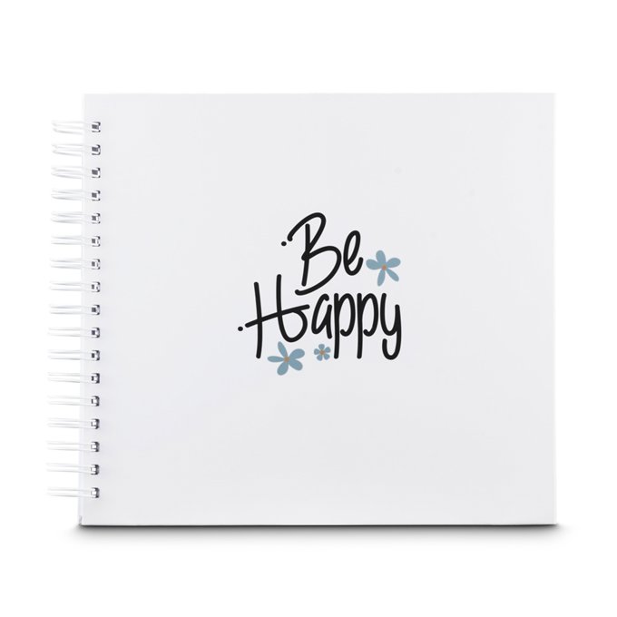 HAMA Good Things HAPPY klasické špirálové 28 × 24 cm, 50 strán