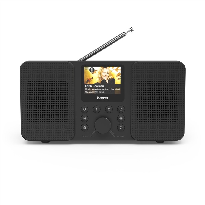 Hama digitálne a internetové rádio DIR10, DAB+/FM/Bluetooth, App ovládanie