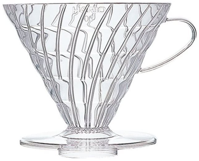 Hario Dripper V60-03, plastový, číry