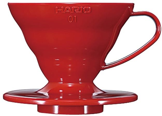 Hario DripperV60-01, keramický, červený