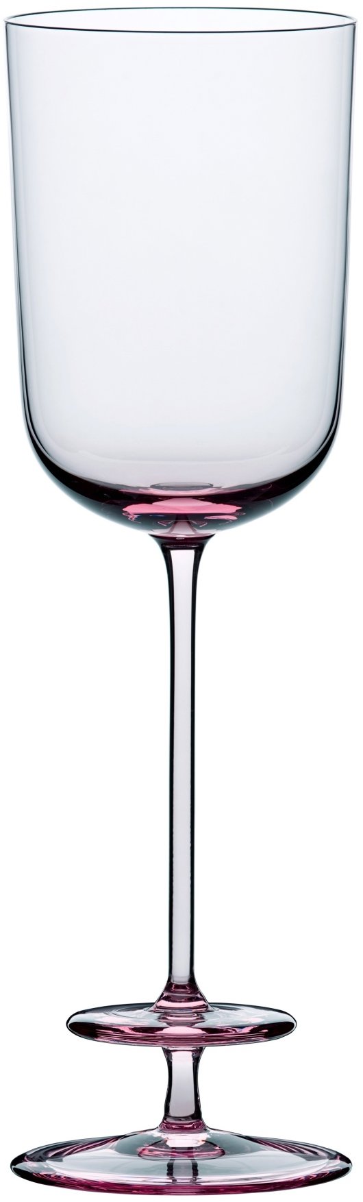 HARRACHOV 1712 Sklenice na bílé víno Ufo, ručně foukaný český křišťál, rosalin, 290 ml, 2 ks