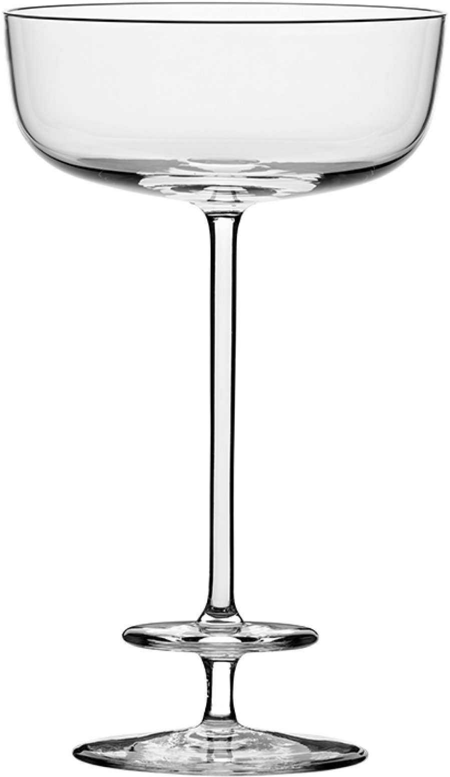 HARRACHOV 1712 Sklenice na koktejl Ufo, ručně foukaný český křišťál, 220 ml, 2 ks
