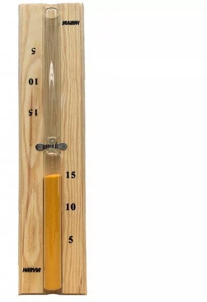 Harvia – presýpacie hodiny do sauny 15min, oranžový piesok_1