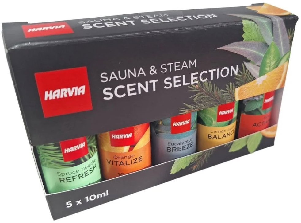 HARVIA Esencia do sauny – Sada 5× 10 ml
