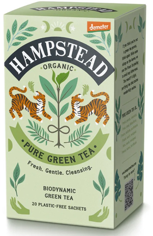 Hampstead Tea BIO zelený čaj 20 ks