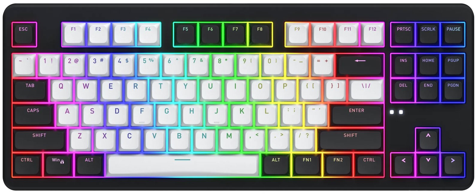 Hator Rockfall 3 TKL wireless, čierna – US