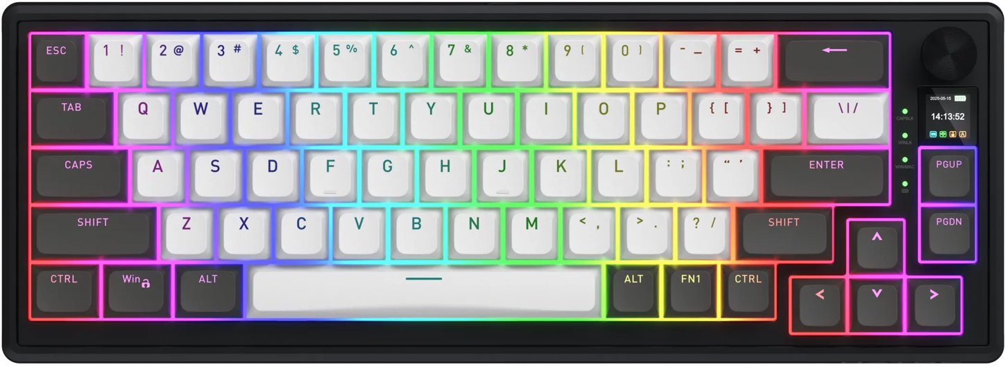 Hator Skyfall 65 PRO wireless, bielo-čierna – US