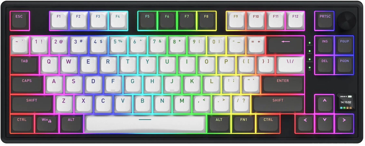 Hator Skyfall 80 PRO wireless, bielo-čierna – US