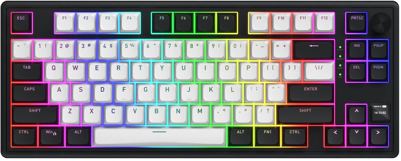 Hator Skyfall 80 MAG ULTIMA 8K wireless, bielo-čierna – US