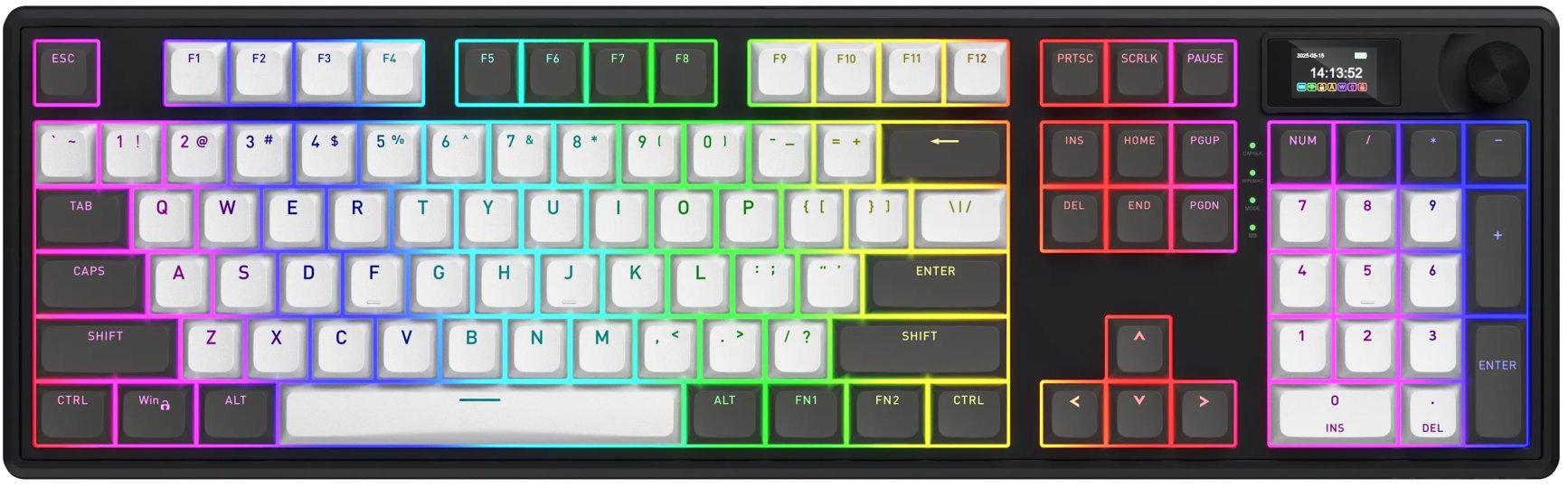 Hator Skyfall 100 PRO wireless, bielo-čierna – US