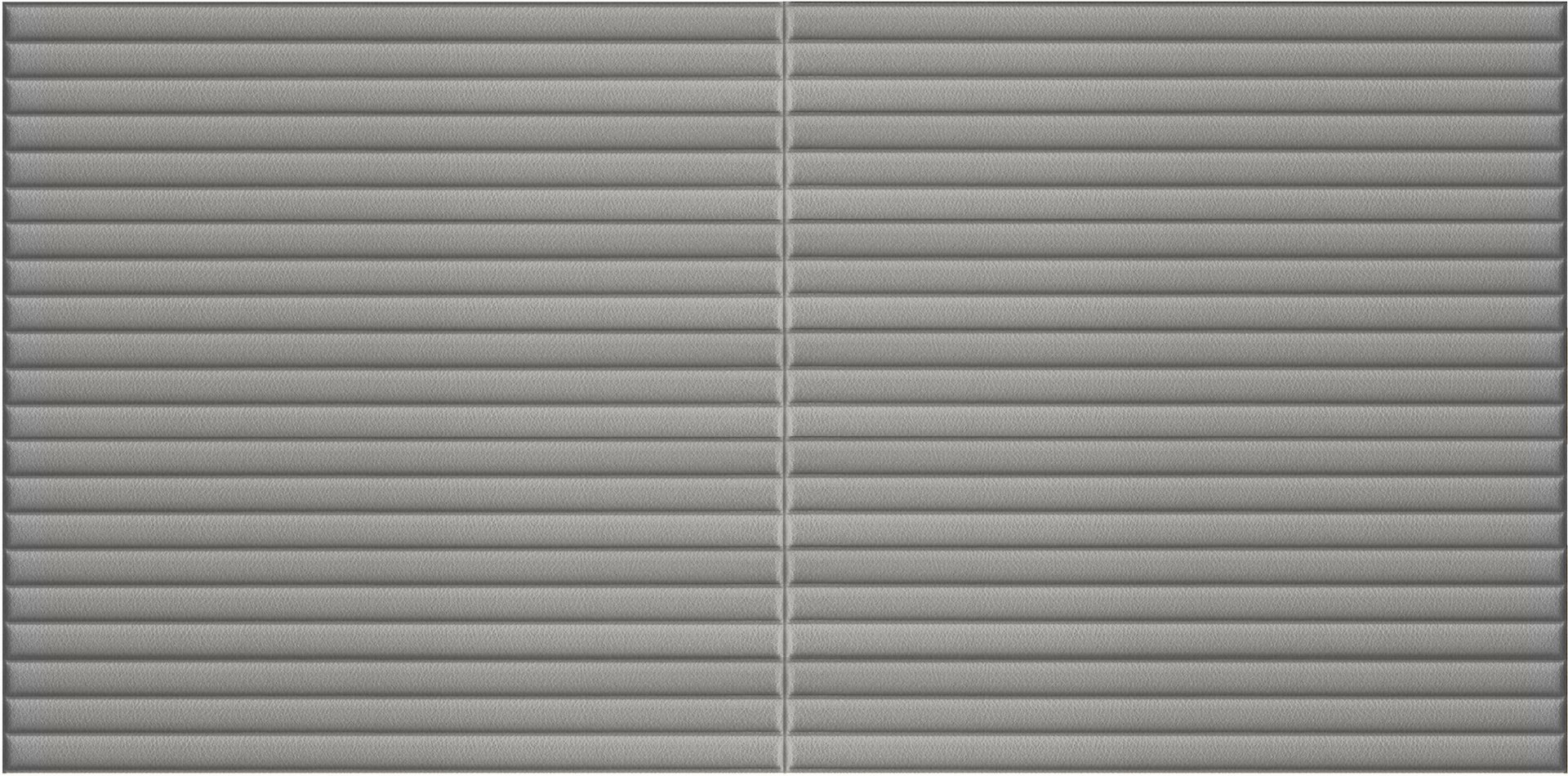 HCS deco 3D samolepiace stenové panely, sivé mini pruhy, koženka