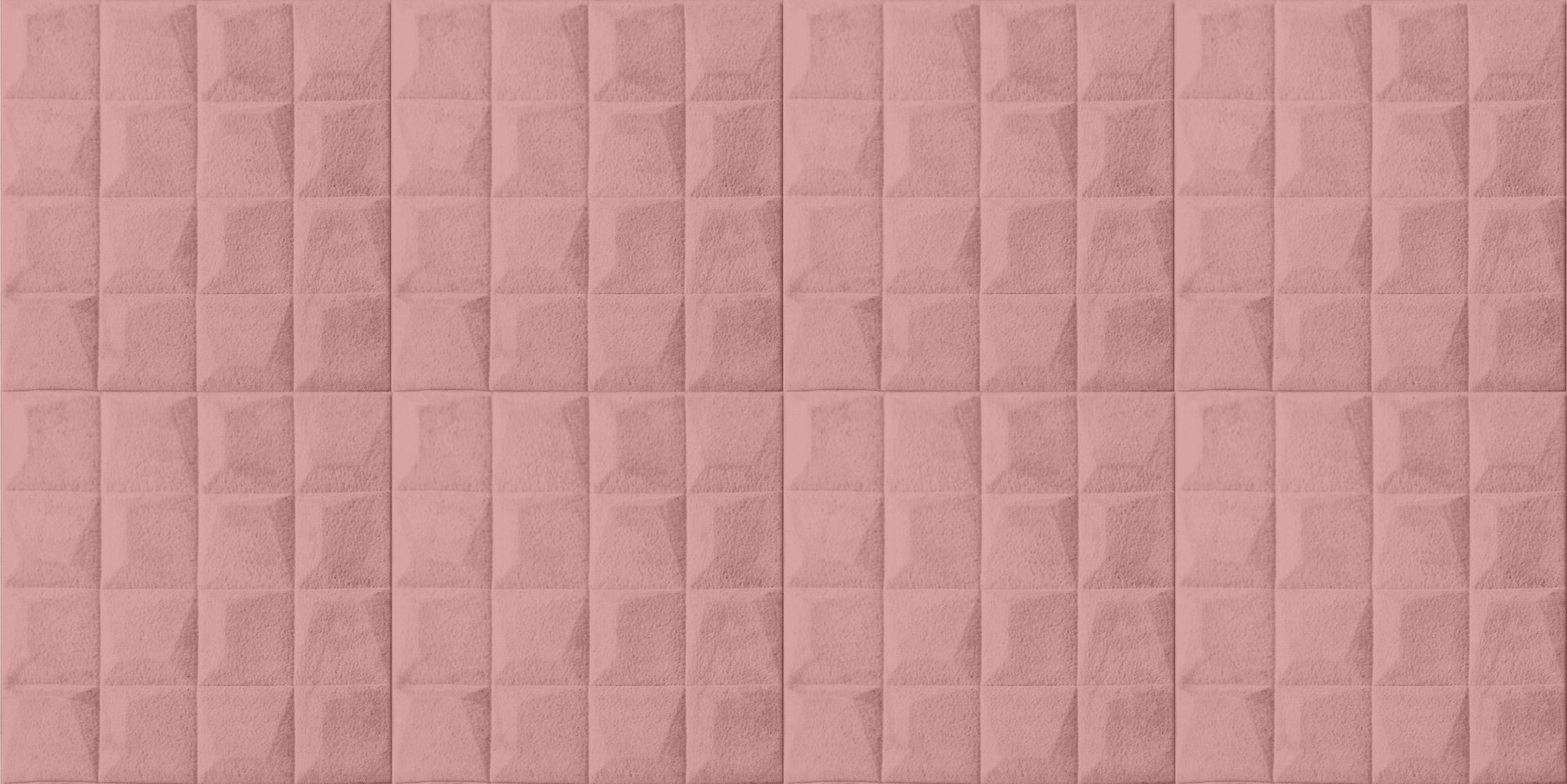HCS deco 3D samolepiace stenové panely, ružové kocky, zamat/velvet