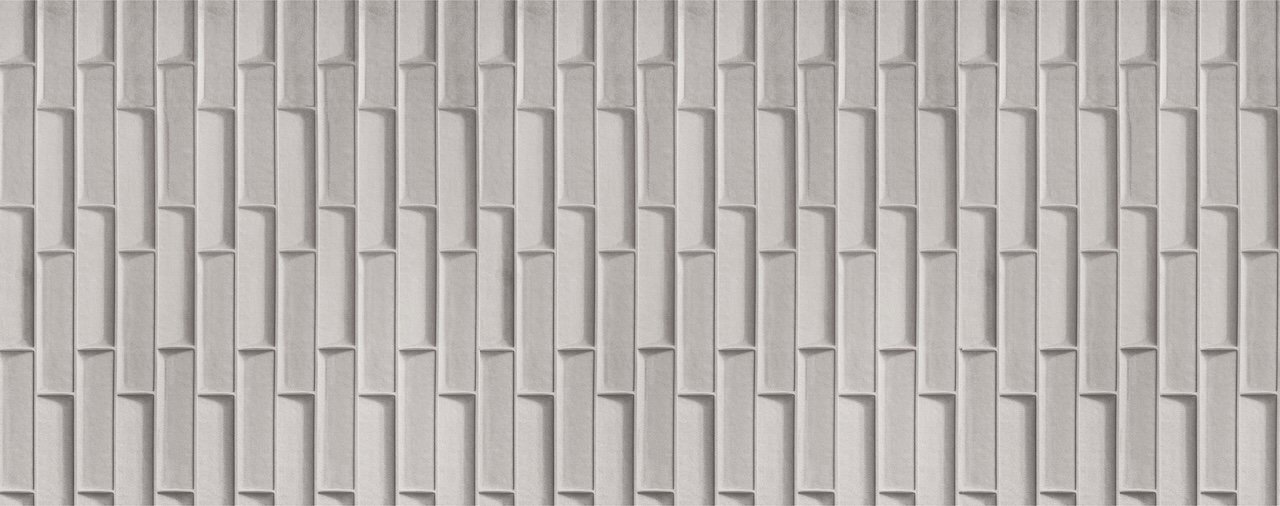 HCS deco 3D samolepiace stenové panely, sivá tehla, zamat/velvet