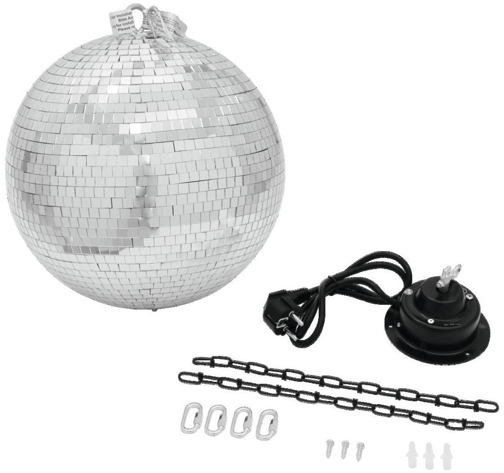 Eurolite Zrkadlová guľa 30 cm SADA vrátane motorčeka