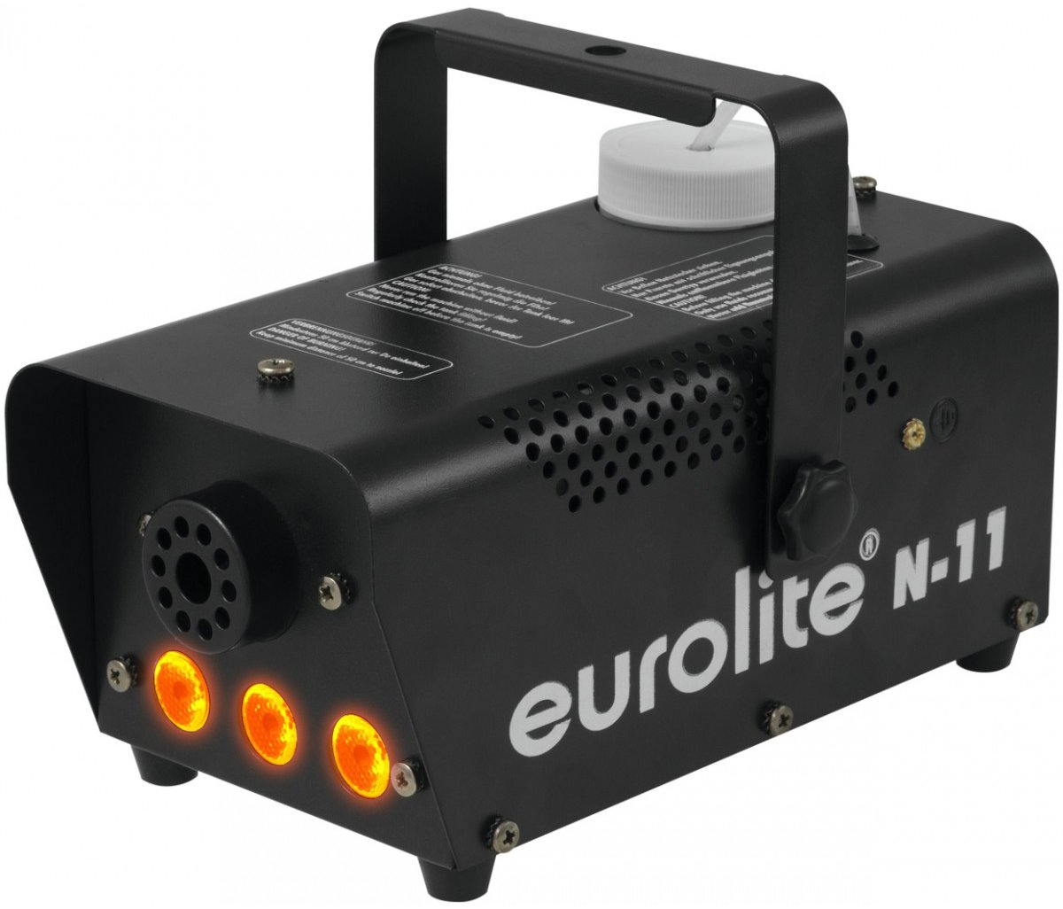 Eurolite Flame LED výrobník hmly s oranžovými LED diódami
