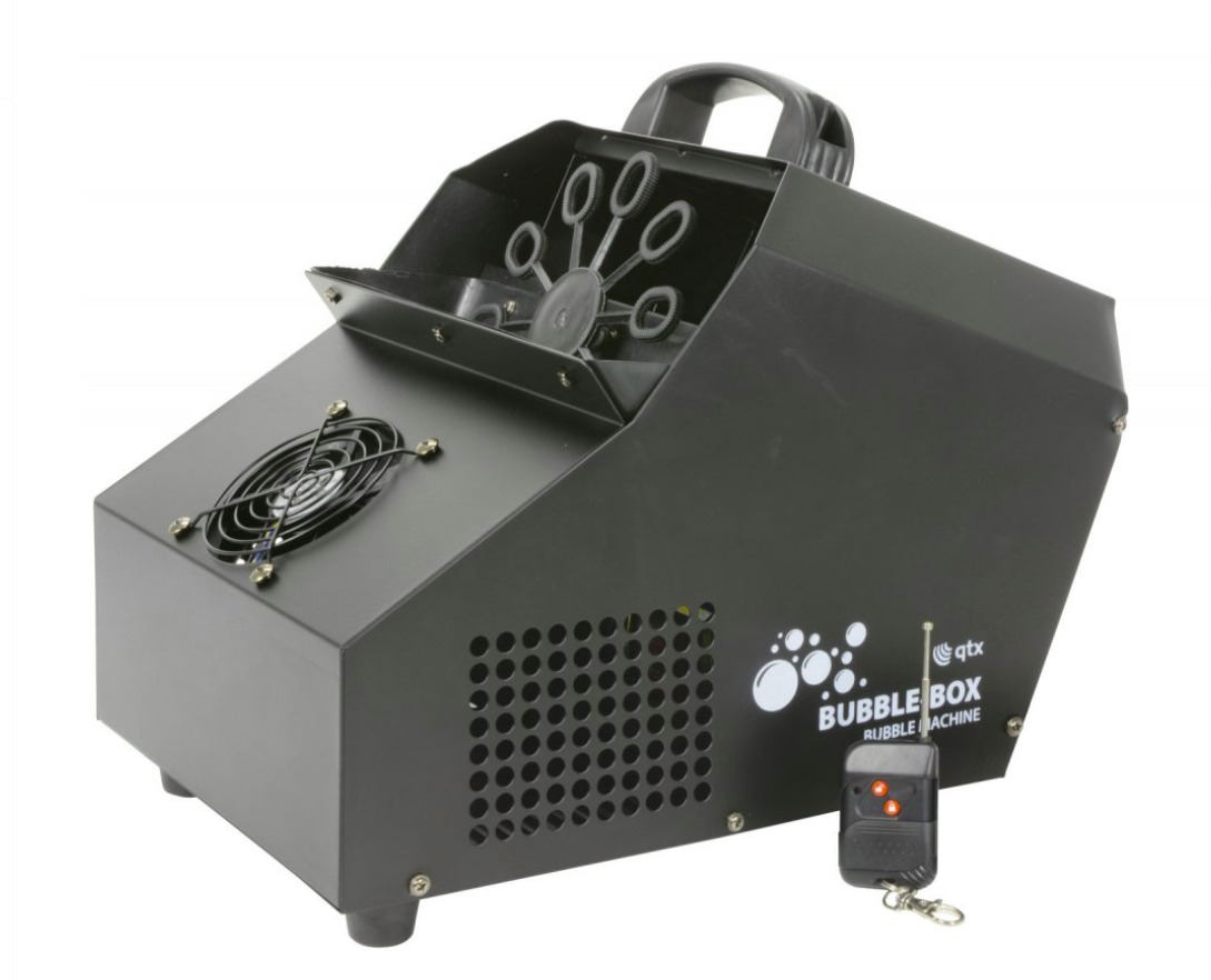 QTX Bubble Box, výrobník bublín s diaľkovým ovládaním