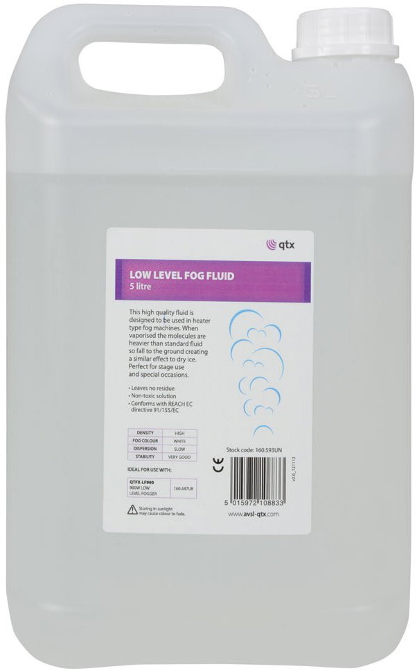 QTX náplň Low do výrobníka hmly, 5 l