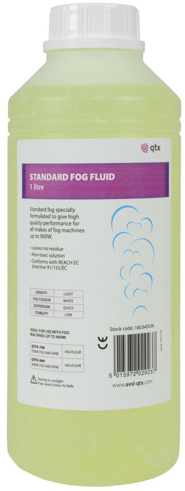 QTX náplň Štandard do výrobníkov hmly, 1 l