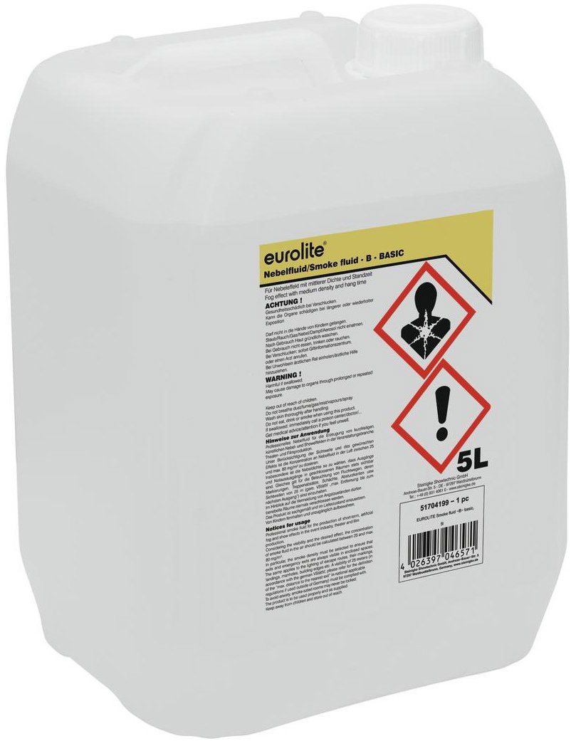 Eurolite náplň do výrobníka hmly -B- Basic, 5 l