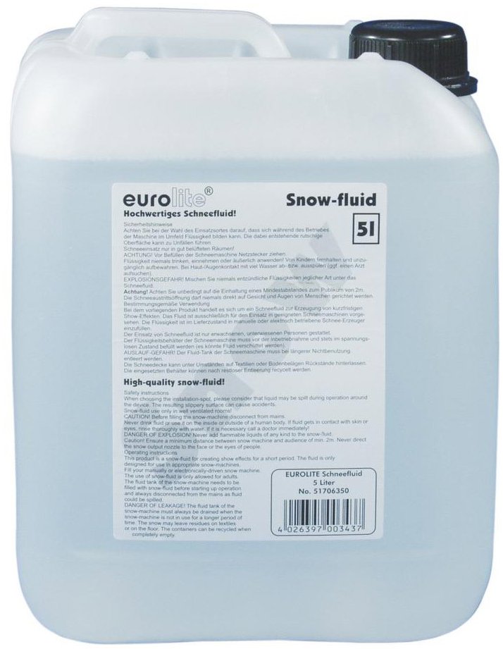 Eurolite náplň do výrobníka snehu HD, 5 l