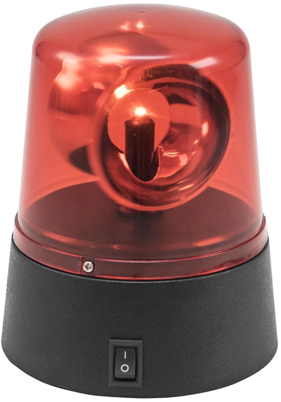 Eurolite LED mini policajný maják, červený