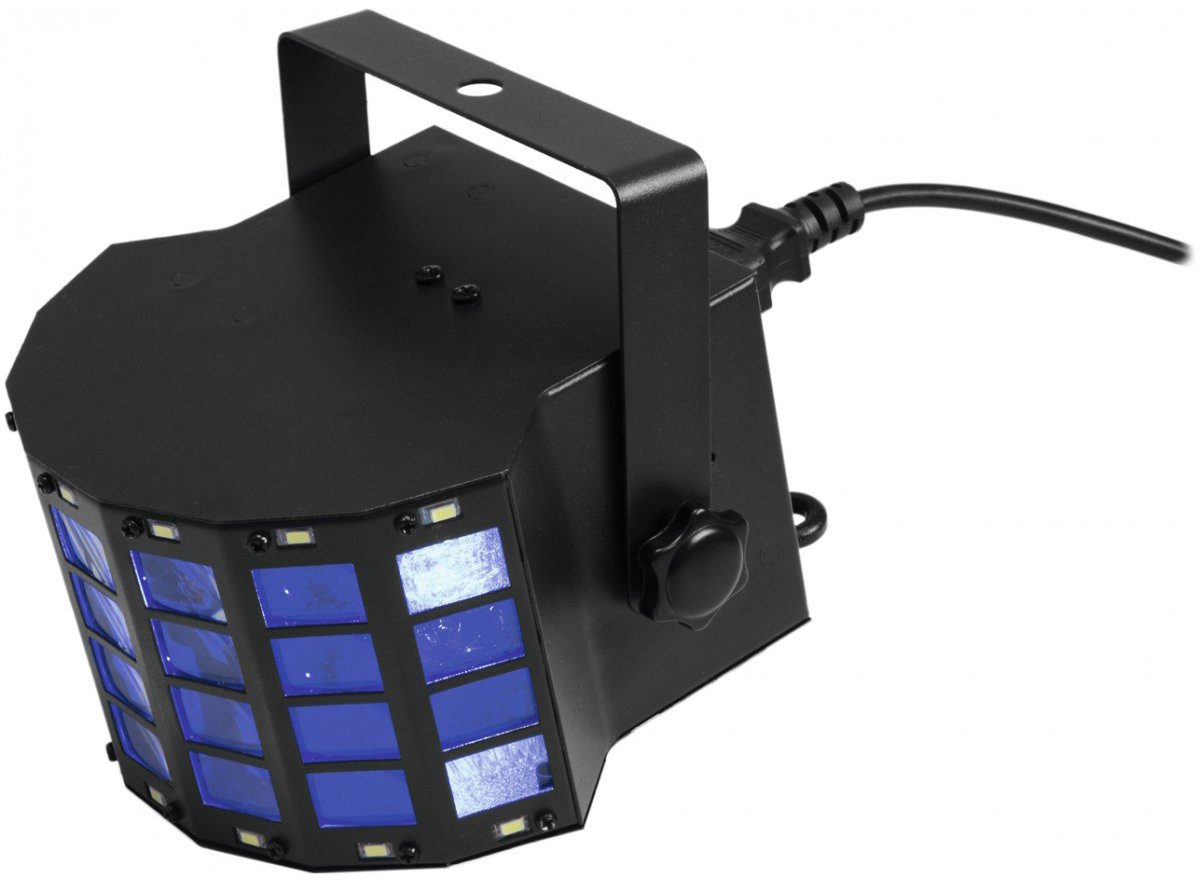 Eurolite LED DERBY 3× 3 W RGB lúčový efekt so stroboskopom