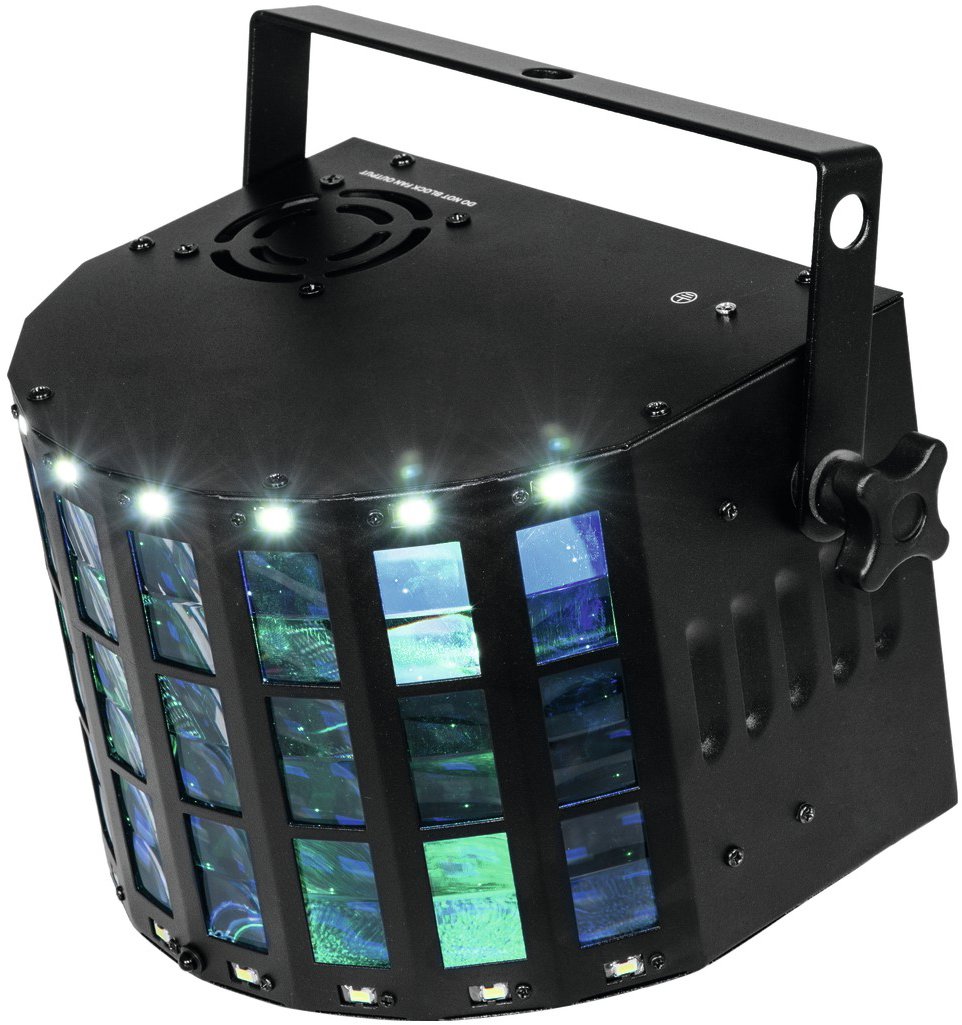 Eurolite LED DERBY 4× 3 W a 16× 0,5 W SMD DMX, lúčový efekt